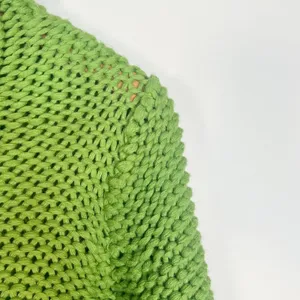 Glamorous Green Chunky Knit Turtleneck Pullover Sweater Womens S thumbnail 6