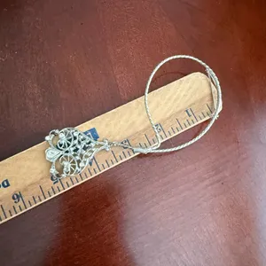 Vintage Silver Tone Brooch thumbnail 2