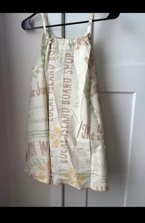 BDG Eva Tie-Front Ruched Strap Trapeze Mini Dress Size XS thumbnail 7