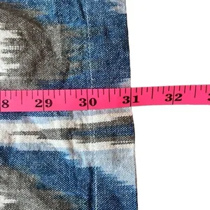 Shyanne Blue Tan Southwestern Print Cotton Mini‎ Dress XS Country Sundress Rodeo thumbnail 11