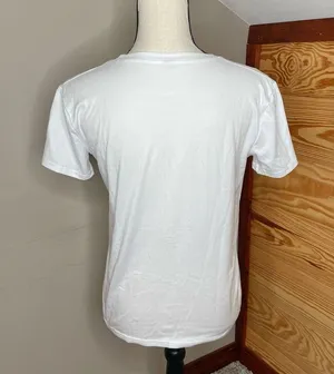 Unbranded Mama Rainbow Heart Short Sleeve White Tee T-Shirt Medium thumbnail 3