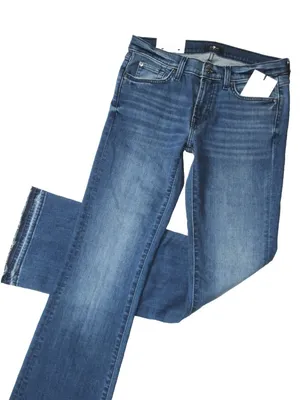 NWT 7 For All Mankind Original Bootcut in Alfred Release Hem Stretch Jeans 29 thumbnail 5