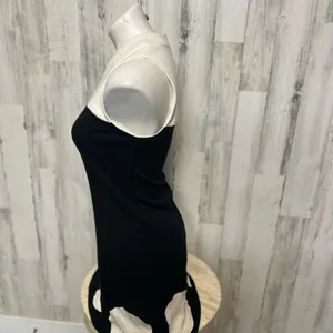 Adore Black white dress thumbnail 2