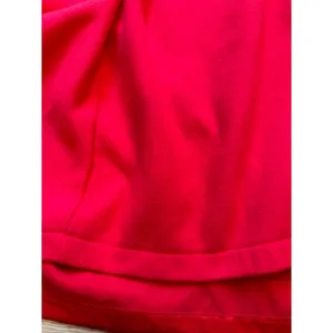 Victoria's Secret Robe Red Satin Cozy Fleece Lined Wrap Hollywood Pockets M/L thumbnail 3