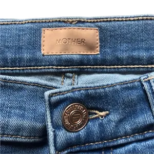 MOTHER Denim Stunner Zip Ankle Step Fray `Light Kitty Racer’ Size 27 Pre-Loved thumbnail 8