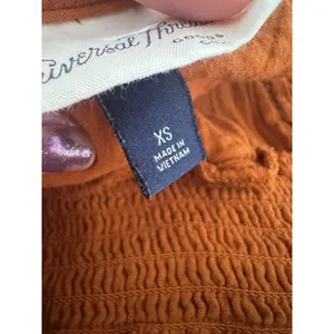 Universal Thread Dress Women XS Rust Orange Boho Tiered Sleeveless Gauze Midi thumbnail 7