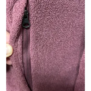 Quarter Zip Fleece Pullover Rose‎ Pink Soft Warm Activewear Outdoor HikingSmall thumbnail 3