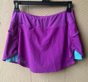 Hind Purple Mini Skort with Aqua Liner thumbnail 1