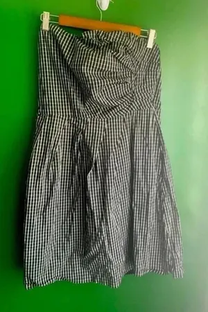 CLEARANCE! Outback Red Sundress‎ Summer Dress Size 14 Black White Strapless thumbnail 1