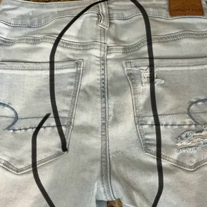 American Eagle Light Wash Next Level Stretch Curvy Super Hi Rise Jegging Jean 2 thumbnail 11
