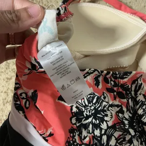 Sea Angel Womens Beachwear‎ Floral Halter One Piece Colorblock Swimsuit Size S thumbnail 6