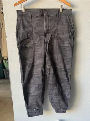 Express Charcoal Camo Utility Joggers thumbnail 3