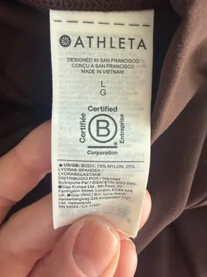 Athleta Transcend Mid Rise 7/8 Tight Athletic Yoga Running Brown Soft Large. thumbnail 7