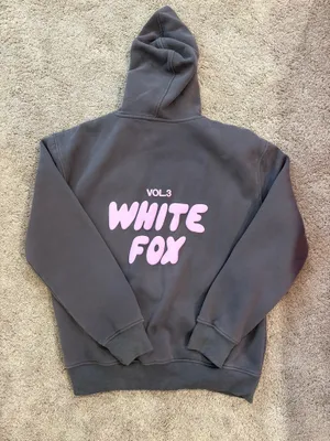 Grey White Fox Boutique Hoodie thumbnail 2