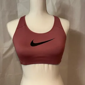 Nike Women's Sports Bra - Maroon thumbnail 3
