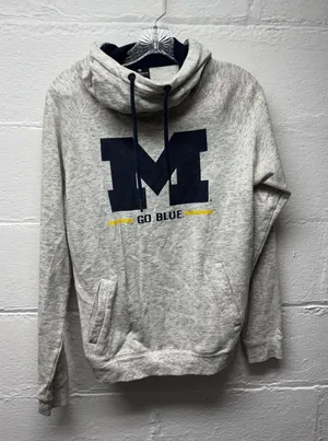 Colosseum Michigan Wolverines Cowl Neck Sweatshirt thumbnail 1