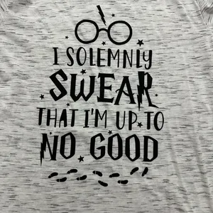 Harry Potter “Solemnly Swear That I'm Up To No Good" Graphic T-Shirt Size Medium thumbnail 7