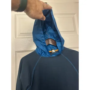 PATAGONIA Organic Cotton Light Hoodies #5123-175 Vintage? Turquoise/blue Med Wms thumbnail 15