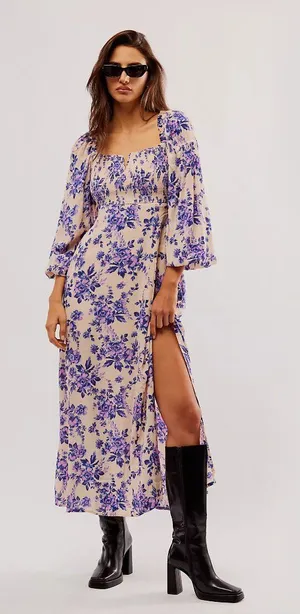 Free People Jaymes Midi Dress thumbnail 1
