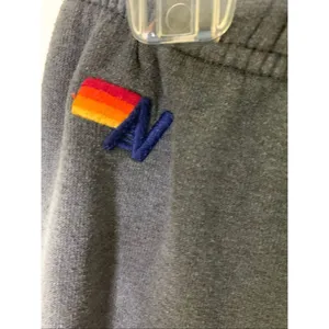 Aviator Nation lightning bolt sweatpants women's size XS thumbnail 4