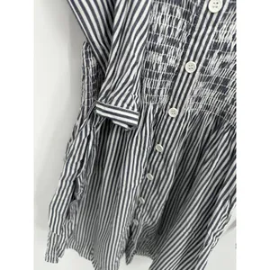 Jack BB Dakota Womens‎ Blue Striped Smocked Dress Size S NWT Cosplay Sailor thumbnail 4