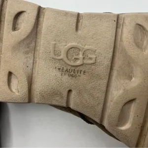 UGG Tye Leather Lace Up Sneakers Brown Nubuck Sz 9.5 thumbnail 8