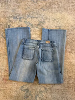 Refuge EUC Y2K Vintage Stylish Blue Women's Jeans with Front and Back Pockets thumbnail 2