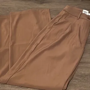 Princess Polly NWOT brown archer pants suit pants dress pants slacks us 2 thumbnail 2