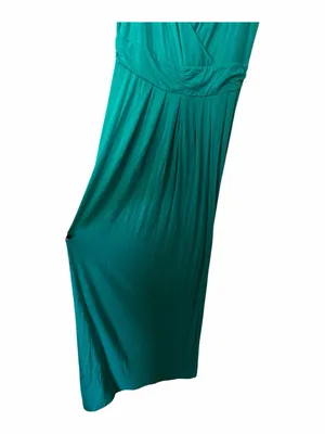 Old Navy Sleeveless Green Maxi Dress with V-Neck thumbnail 2