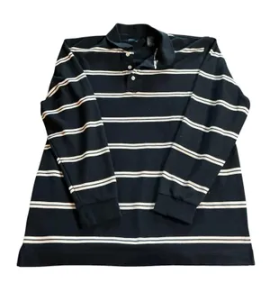 Siegfried & Company Striped Long Sleeve Polo thumbnail 1