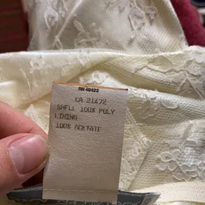 80s VINTAGE JESSICA MCCLINTOCK GUNNE SAX CREAM LACE WEDDING DRESS thumbnail 6