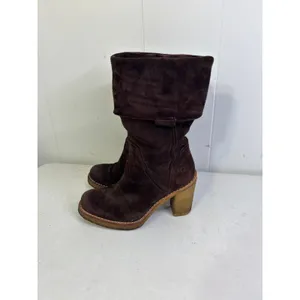 UGG Women's Josie Brown Suede Convertible Heel Boots in Size 5 thumbnail 7