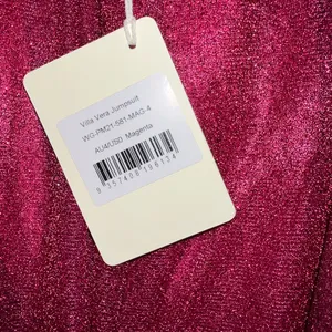 Peppermayo Villa Vera Jumpsuit in Magenta Size 0 New with tag thumbnail 13