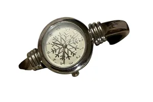 Silver Snowflake Bangle Watch thumbnail 1