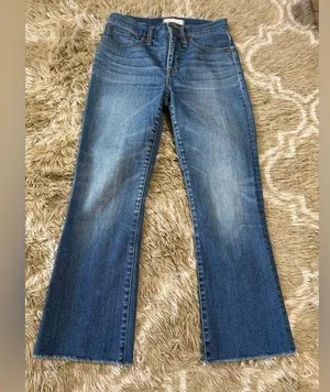 Madewell Cali Demi Boot Jeans size 26 thumbnail 1