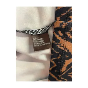 J McLaughlin Catalina Cloth Top Womens Medium Brown Black Button Up Tiger Safari thumbnail 5