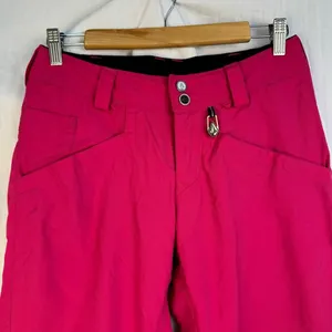 Volcom Carbon Waterproof Snow Pants Women’s Size X-Small Bright Pink Nylon Ski thumbnail 2
