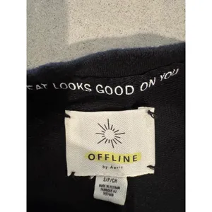 OFFLINE by Aerie Black Muscle‎ Tank Crop Top S P CH thumbnail 3