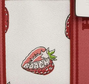 Coach Smith Tote Bag 24 With Strawberry Print CAR80 thumbnail 11