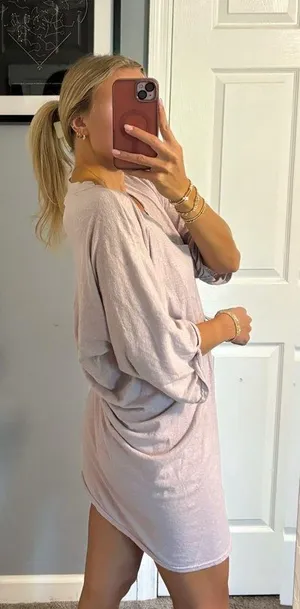 Free People Beach Pale Purple Tunic thumbnail 2