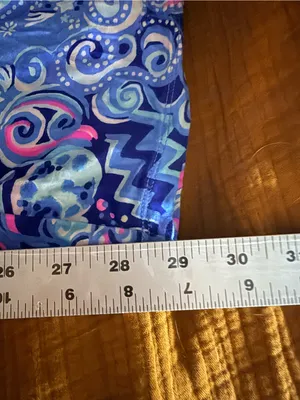 Lilly Pulitzer Women’s Blue Multi Pajama Pants Sleepwear Lounge Drawstring Whims thumbnail 8