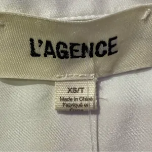 NWT L'AGENCE Colter Silk Cowl Neck‎ Ivory Blouse / Sleeveless Shirt - XS $335 thumbnail 6