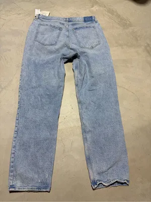 Abercrombie & fitch 90s straight Light Wash Leg ultra high rise Jeans 18L thumbnail 12
