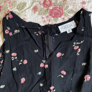 Fuccia Vintage Bodycon Floral Dress thumbnail 7