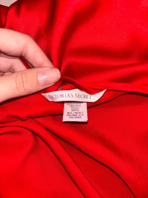 Victoria's Secret Red Robe Satin thumbnail 5