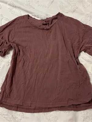 Abercrombie Relaxed Short-Sleeve Tee in Mauve thumbnail 1