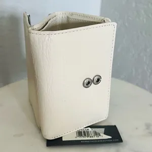 KENNETH COLE REACTION VINTAGE WALLET WITH‎ SOLAR POWERED CALCULATOR, Ivory, NWT thumbnail 12