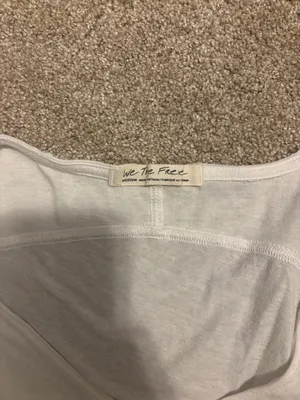 We The Free White Scoop Neck Short Sleeve Tee thumbnail 2