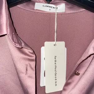 Commence Dusty Rose Satin Shirt Dress thumbnail 6