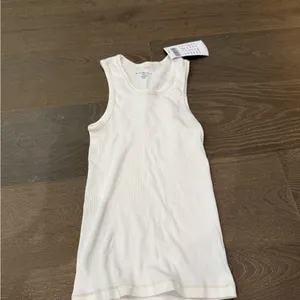 NWT white brandy melville tank top thumbnail 2